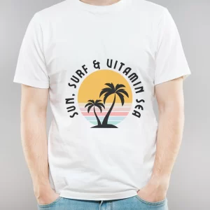 Vitamin Sea – white cotton unisex tshirt